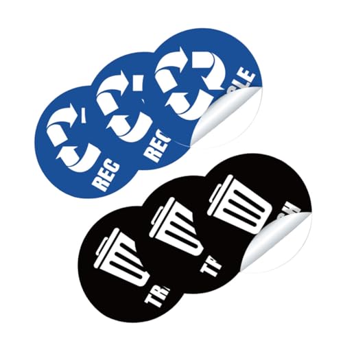 LOORGVEL Teiliges Mülltonnen Aufkleber Wasserfest Wiederverwendbar Mülltrennung Sticker Abfallbehälter Recycling Aufkleber für Garbage Classification Label Stickers LOORGVEL Teiliges Mülltonnen Aufkleber Wasserfest Wiederverwendbar Mülltrennung Sticker Abfallbehälter Recycling Aufkleber für Garbage Classification Label Stickers von LOORGVEL