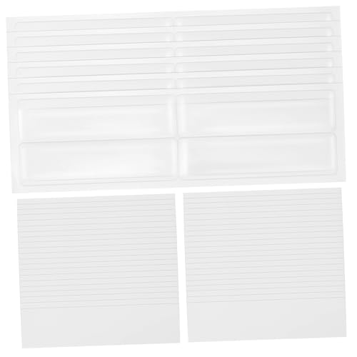 LOORGVEL Teiliges Selbstklebendes Etikettentaschen mit Papieretiketten Transparente Kunststoffhüllen für Karten Vielseitiger Ordnungshelfer für Büro Lager Supermarkt und Zuhause LOORGVEL Teiliges Selbstklebendes Etikettentaschen mit Papieretiketten Transparente Kunststoffhüllen für Karten Vielseitiger Ordnungshelfer für Büro Lager Supermarkt und Zuhause von LOORGVEL