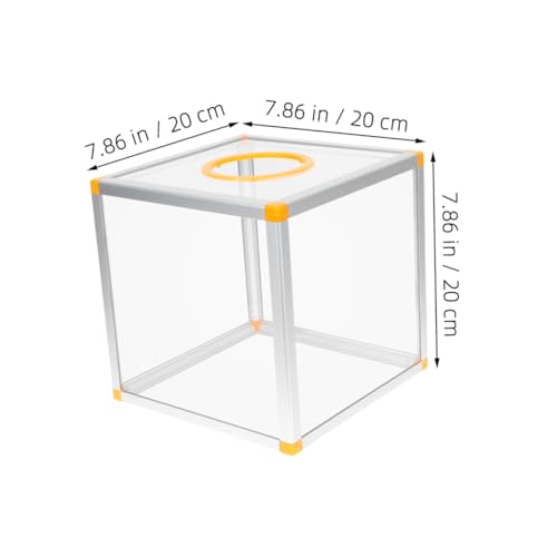 LOORGVEL Transparente Spendenbox aus Aluminiumlegierung und PVC Robuste Klare Losbox für Veranstaltungen Vorschlags und Wahlurne Vielseitiger Behälter für Spenden Abstimmungen und LOORGVEL Transparente Spendenbox aus Aluminiumlegierung und PVC Robuste Klare Losbox für Veranstaltungen Vorschlags und Wahlurne Vielseitiger Behälter für Spenden Abstimmungen und von LOORGVEL
