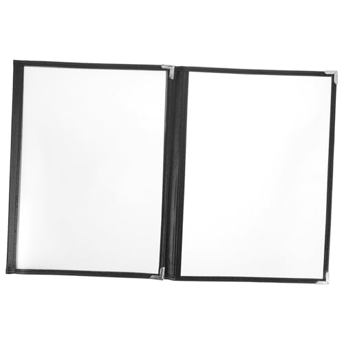 LOORGVEL Transparentes PVC Menücover Praktischer PVC Binder für Restaurant Speisekarten Schutz Vielseitig Nutzbar als Sammelmappe oder Schnellhefter Leicht Lesbar LOORGVEL Transparentes PVC Menücover Praktischer PVC Binder für Restaurant Speisekarten Schutz Vielseitig Nutzbar als Sammelmappe oder Schnellhefter Leicht Lesbar von LOORGVEL
