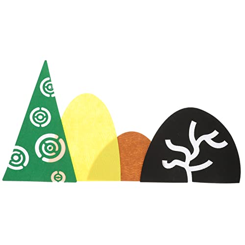 LOORGVEL Wandtattoo Baum Muster Diy Wanddeko für Kinderzimmer Kindergarten Flur Wandaufkleber Schlafzimmer Wandsticker nicht Selbstklebend Einfach Anzubringen Vielseitig Verwendbar von LOORGVEL