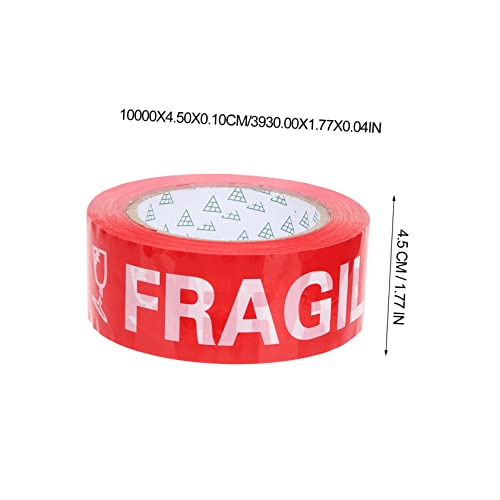 LOORGVEL Warnhinweis Klebeband Fragile Breit Rot Weiß Stark Haftendes Verpackungsband für Umzugskartons Bruchsicheres Versandklebeband Geeignet für Small Business und Transport LOORGVEL Warnhinweis Klebeband Fragile Breit Rot Weiß Stark Haftendes Verpackungsband für Umzugskartons Bruchsicheres Versandklebeband Geeignet für Small Business und Transport von LOORGVEL