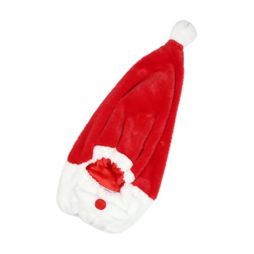 LOORGVEL Weihnachtsmütze für Motorradhelm Leichter Helmüberzug Weicher Nikolaus Hut Schützende Motorradhelmkappe für Erwachsene Praktisches und Tragbares Weihnachtszubehör von LOORGVEL