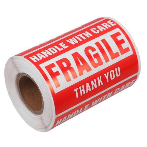 LOPUNER 1 Rolle Versandaufkleber Aufkleber für Versandetiketten klebendes Warnschild Etikettenaufkleber Klebeetiketten Transportaufkleber Selbstklebendes Kupferplattenpapier rot LOPUNER 1 Rolle Versandaufkleber Aufkleber für Versandetiketten klebendes Warnschild Etikettenaufkleber Klebeetiketten Transportaufkleber Selbstklebendes Kupferplattenpapier rot von LOPUNER