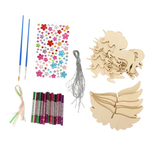 LOPUNER 1 Satz DIY Windspiel aus Holz mit Tiermotiven Bastelmaterial für Klangstäbe für Garten und Innenräume Einhorn Ausschnitte Holzstäbe LOPUNER 1 Satz DIY Windspiel aus Holz mit Tiermotiven Bastelmaterial für Klangstäbe für Garten und Innenräume Einhorn Ausschnitte Holzstäbe von LOPUNER