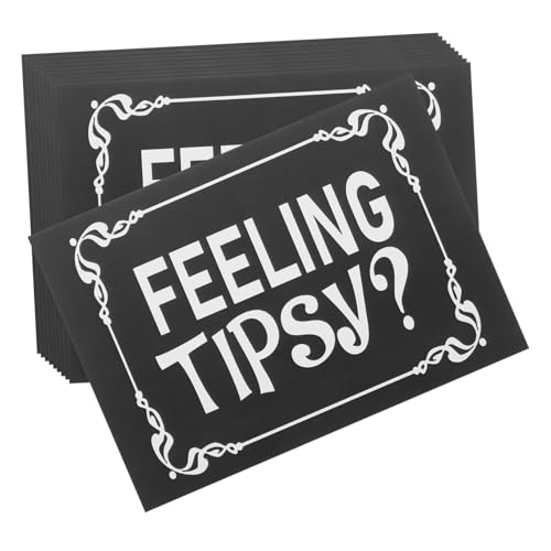 LOPUNER 10 Stück Selbstklebende Aufkleber „Feeling Tipsy“ Aufkleber Trinkgeldschild Restaurant Etikettenaufkleber „Feeling Tipsy“ Etikettenaufkleber Barkeeper Aufkleber „Feeling LOPUNER 10 Stück Selbstklebende Aufkleber „Feeling Tipsy“ Aufkleber Trinkgeldschild Restaurant Etikettenaufkleber „Feeling Tipsy“ Etikettenaufkleber Barkeeper Aufkleber „Feeling von LOPUNER
