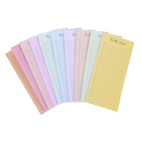 LOPUNER 10 Stück To Do Liste Teiliges Selbstklebende Notizblöcke Bunten Macaron Farben Haftnotizen für Schule Büro Erinnerungen und Planung LOPUNER 10 Stück To Do Liste Teiliges Selbstklebende Notizblöcke Bunten Macaron Farben Haftnotizen für Schule Büro Erinnerungen und Planung von LOPUNER