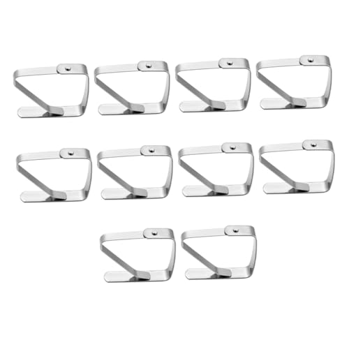 LOPUNER 10Stücke Tischdeckenklammern Praktische Tischdecken Fixierer für Partys Hochzeiten und Zuhause Robuste Tischtuchhalter Clips Silber LOPUNER 10Stücke Tischdeckenklammern Praktische Tischdecken Fixierer für Partys Hochzeiten und Zuhause Robuste Tischtuchhalter Clips Silber von LOPUNER