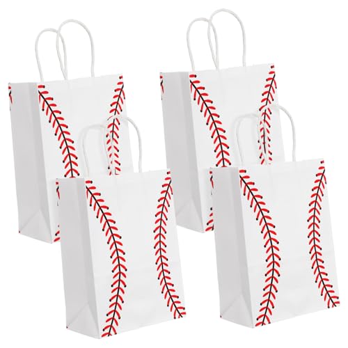 LOPUNER 12 Stück Baseball Party Geschenktüten Papiertaschen mit Baseball Muster für Feiern Handheld Geschenktaschen Süßigkeiten und Mitgebsel LOPUNER 12 Stück Baseball Party Geschenktüten Papiertaschen mit Baseball Muster für Feiern Handheld Geschenktaschen Süßigkeiten und Mitgebsel von LOPUNER