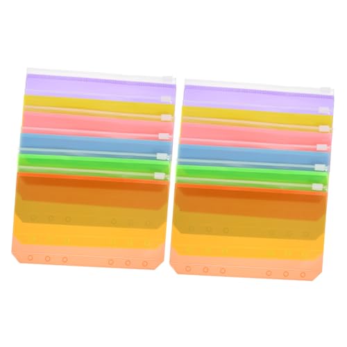 LOPUNER 12 Stück Teiliges PVC Reißverschluss Dokumententaschen Farbige Matte Ordner Beutel zur Quittungs und Belegaufbewahrung Vielseitig für Geld Karten und Rechnungen LOPUNER 12 Stück Teiliges PVC Reißverschluss Dokumententaschen Farbige Matte Ordner Beutel zur Quittungs und Belegaufbewahrung Vielseitig für Geld Karten und Rechnungen von LOPUNER