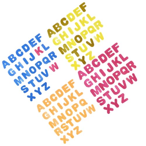 LOPUNER 130stücke Glitzernde Buchstaben Selbstklebend Vlies Und Eva Aufkleber Dekorativ Für Junge Mädchen Bastelprojekte DIY Alphabet Sticker LOPUNER 130stücke Glitzernde Buchstaben Selbstklebend Vlies Und Eva Aufkleber Dekorativ Für Junge Mädchen Bastelprojekte DIY Alphabet Sticker von LOPUNER