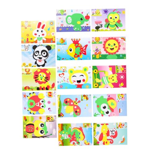 LOPUNER 15 Stück Teiliges Eva Sticker DIY Cartoon Aufkleber Bastelset aus Sicherem Eva Material Leicht Klebend Farbenfroh und Langlebig für Kindergarten Bastelprojekte und Kreative LOPUNER 15 Stück Teiliges Eva Sticker DIY Cartoon Aufkleber Bastelset aus Sicherem Eva Material Leicht Klebend Farbenfroh und Langlebig für Kindergarten Bastelprojekte und Kreative von LOPUNER