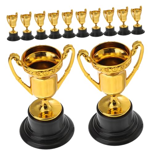 LOPUNER 15 Stück Teiliges Kunststofftrophäen für Kleine Trophäen für Wettbewerbe Auszeichnungen und Preise Pokale für Schulveranstaltungen und Gartenpartys von LOPUNER