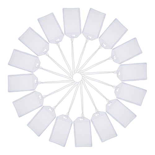 LOPUNER 16 Gepäckanhänger Für Koffer Ausweisetiketten Durchsichtige Schlüsselbandhalter Große Mtg Taschenanhänger Gepäckanhänger Blaue Hüllen Ausweishalter Pvc Transparent LOPUNER 16 Gepäckanhänger Für Koffer Ausweisetiketten Durchsichtige Schlüsselbandhalter Große Mtg Taschenanhänger Gepäckanhänger Blaue Hüllen Ausweishalter Pvc Transparent von LOPUNER