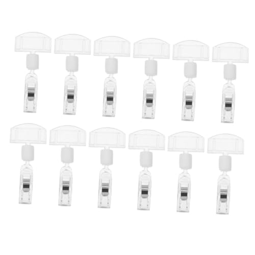 LOPUNER 16 Stück Teiliges Etikettenhalter mit Verstellbarem Clip für Preisschilder Lösung für Einzelhandel Ausstellungen Transparentes Design zur Einfachen Kennzeichnung LOPUNER 16 Stück Teiliges Etikettenhalter mit Verstellbarem Clip für Preisschilder Lösung für Einzelhandel Ausstellungen Transparentes Design zur Einfachen Kennzeichnung von LOPUNER