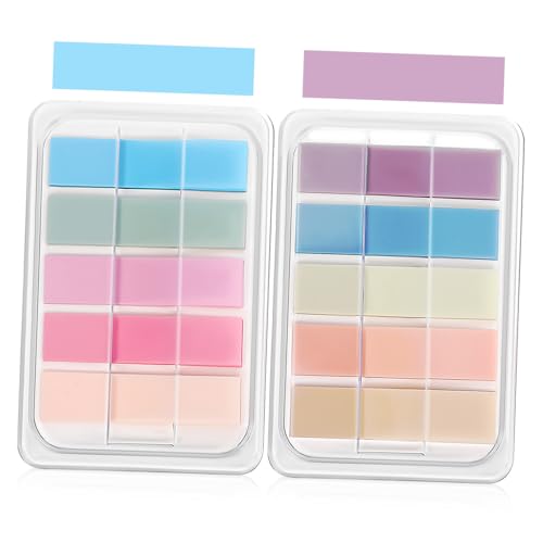 LOPUNER 2 Boxen Index Tabs Transparent Sticky Book Flags Wiederverwendbare Haftnotizen Beschreibbare Seitenmarker in Assorted für Notizen Annotieren und Dokumente Boxen mit Pull Out Design LOPUNER 2 Boxen Index Tabs Transparent Sticky Book Flags Wiederverwendbare Haftnotizen Beschreibbare Seitenmarker in Assorted für Notizen Annotieren und Dokumente Boxen mit Pull Out Design von LOPUNER