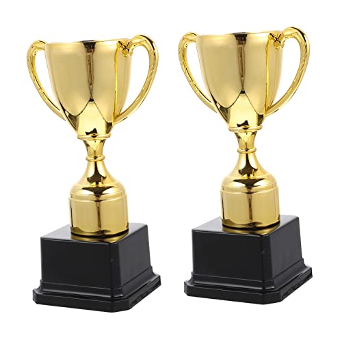 LOPUNER 2 Stück Kleine Goldfarbene Kunststoff Trophäen für Leichte Pokale als Preise für Spiele Partys und Schulveranstaltungen Sichere Glatte Kanten für Mädchen und Jungen LOPUNER 2 Stück Kleine Goldfarbene Kunststoff Trophäen für Leichte Pokale als Preise für Spiele Partys und Schulveranstaltungen Sichere Glatte Kanten für Mädchen und Jungen von LOPUNER