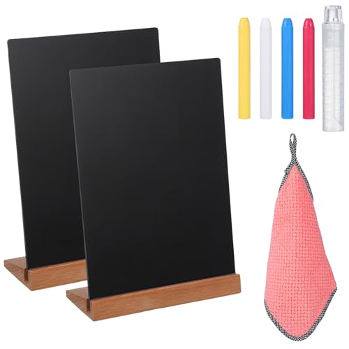 LOPUNER 2 Stück Mini Kreidetafeln mit Holzständer Handgefertigte Tischkarten für Menüs und Preisschilder Vielseitig Einsetzbar Robust und Elegant LOPUNER 2 Stück Mini Kreidetafeln mit Holzständer Handgefertigte Tischkarten für Menüs und Preisschilder Vielseitig Einsetzbar Robust und Elegant von LOPUNER