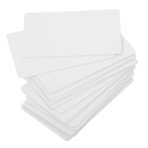 LOPUNER 20 Stück Pack PVC Blanko Karten Weiße Id Karten für Tintenstrahldrucker Doppelseitig Bedruckbar für Personalisierte Designs und Mitarbeiterausweise LOPUNER 20 Stück Pack PVC Blanko Karten Weiße Id Karten für Tintenstrahldrucker Doppelseitig Bedruckbar für Personalisierte Designs und Mitarbeiterausweise von LOPUNER