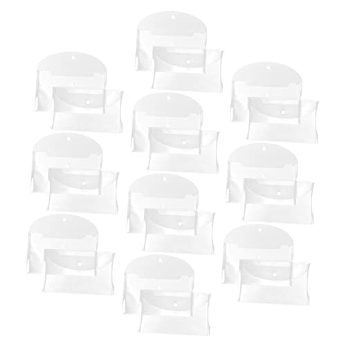 LOPUNER 20 Stück Transparente Dokumentenorganizer mit Knopfverschluss Fächer für Belege und zur Büroorganisation und Aufbewahrung von Wichtigen Unterlagen LOPUNER 20 Stück Transparente Dokumentenorganizer mit Knopfverschluss Fächer für Belege und zur Büroorganisation und Aufbewahrung von Wichtigen Unterlagen von LOPUNER