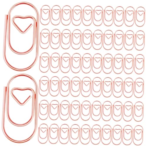 LOPUNER 200 Stück Teiliges Mini Büroklammern Herzform aus Carbonstahl Kreative Papierclips für Dokumentenorganisation Langlebige Dekorative Kleine Klammern für Büro Schule und Zuhause LOPUNER 200 Stück Teiliges Mini Büroklammern Herzform aus Carbonstahl Kreative Papierclips für Dokumentenorganisation Langlebige Dekorative Kleine Klammern für Büro Schule und Zuhause von LOPUNER
