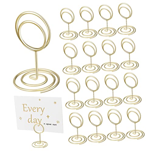 LOPUNER 20Stücke Tischkartenhalter Platzkartenhalter für Hochzeiten Restaurant und Feiern Eleganter Fotohalter und Memo Clip für Charmante Tischdekorationen LOPUNER 20Stücke Tischkartenhalter Platzkartenhalter für Hochzeiten Restaurant und Feiern Eleganter Fotohalter und Memo Clip für Charmante Tischdekorationen von LOPUNER