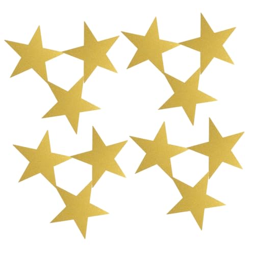 LOPUNER 24 Stück Teiliges Doppelseitige Glitzer Papiersterne Große Goldene Stern Ausschnitte für Klassenzimmer Wanddekoration Handgemacht DIY Bastelpapier für Kreative Schüler und LOPUNER 24 Stück Teiliges Doppelseitige Glitzer Papiersterne Große Goldene Stern Ausschnitte für Klassenzimmer Wanddekoration Handgemacht DIY Bastelpapier für Kreative Schüler und von LOPUNER