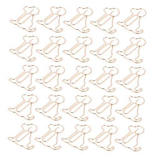 LOPUNER 25 Stück Teiliges Metall Büroklammern in Hundeform Langlebige Elegante Lesezeichen Clips für Karten Notizen Fotos Kreative Tier Papierklammern für Büro Schule Scrapbooking LOPUNER 25 Stück Teiliges Metall Büroklammern in Hundeform Langlebige Elegante Lesezeichen Clips für Karten Notizen Fotos Kreative Tier Papierklammern für Büro Schule Scrapbooking von LOPUNER