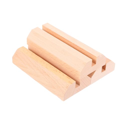 LOPUNER 3 Stück Holzständer Kartenhalter Schlitz Tischkartenhalter aus Robustem Holz für Menükarten Tischschilder Platzkarten für Hochzeit Restaurant Party Dekoration von LOPUNER