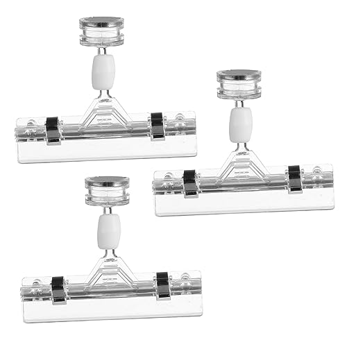 LOPUNER 3 Stück Preisordner Lebensmittelschildhalter Preisständer Etikettenhalter Supermarkt Preisschild Clip Magnet Clip Magnet Preisanzeigeständer Ausstellungsständer Magnet LOPUNER 3 Stück Preisordner Lebensmittelschildhalter Preisständer Etikettenhalter Supermarkt Preisschild Clip Magnet Clip Magnet Preisanzeigeständer Ausstellungsständer Magnet von LOPUNER