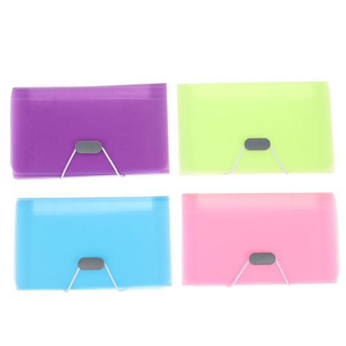 LOPUNER 4 Stück Accordion File Organizer Teiliges Mini Fächermappe mit Fächern in Pastellfarben Mehrschichtige Dokumententasche für Belege Rechnungen Karten und Bürobedarf Leicht und LOPUNER 4 Stück Accordion File Organizer Teiliges Mini Fächermappe mit Fächern in Pastellfarben Mehrschichtige Dokumententasche für Belege Rechnungen Karten und Bürobedarf Leicht und von LOPUNER