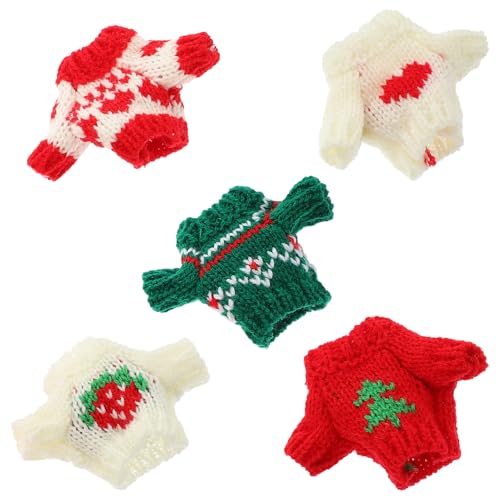 LOPUNER 5 Stck. Teiliges Puppen Outfit Winterpullover für Mädchenpuppen Süße und Dekorative Kleidung zum Ankleiden und Verschenken für Besondere Anlässe LOPUNER 5 Stck. Teiliges Puppen Outfit Winterpullover für Mädchenpuppen Süße und Dekorative Kleidung zum Ankleiden und Verschenken für Besondere Anlässe von LOPUNER
