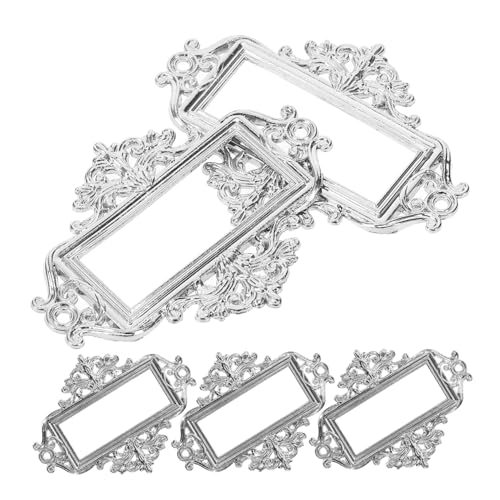 LOPUNER 5 Stück Retro Etikettenrahmen Antiker Metallkartenhalter für Aktenschränke und Regale Einfache Dekorativ und Praktisch LOPUNER 5 Stück Retro Etikettenrahmen Antiker Metallkartenhalter für Aktenschränke und Regale Einfache Dekorativ und Praktisch von LOPUNER
