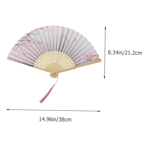 LOPUNER 5 Stück Teiliges Faltbare Japanische Handfächer mit Blumenmuster Leichter Retro Handfächer für Tanzperformance Tragbar und Robust für Partys und Geschenke LOPUNER 5 Stück Teiliges Faltbare Japanische Handfächer mit Blumenmuster Leichter Retro Handfächer für Tanzperformance Tragbar und Robust für Partys und Geschenke von LOPUNER