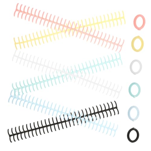 LOPUNER 6 Stück Bindungsring binden Ringordner für lose Blätter Spiral- Spiralbindung Notizbuch mit losen Blättern Notebook-Ring selber machen Planerordner loser Blattring Ringbuch Plastik LOPUNER 6 Stück Bindungsring binden Ringordner für lose Blätter Spiral- Spiralbindung Notizbuch mit losen Blättern Notebook-Ring selber machen Planerordner loser Blattring Ringbuch Plastik von LOPUNER