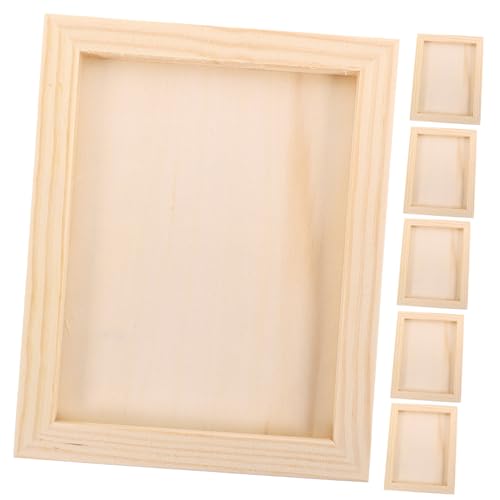 LOPUNER 6 Stück Diy Holz Bilderrahmen Unvollendete Farbige Tonrahmen Malbare Fotorahmen für Basteln und Dekoration LOPUNER 6 Stück Diy Holz Bilderrahmen Unvollendete Farbige Tonrahmen Malbare Fotorahmen für Basteln und Dekoration von LOPUNER