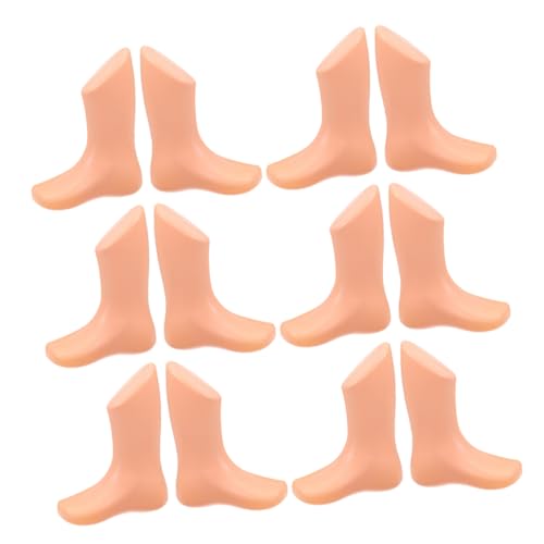 LOPUNER 6 Stück Fußmodelle für Socken Präsentation Hohlfüße für Babyschuhe und Socken Präzise Gefertigt für Schaufenster und Displays Hautfarben LOPUNER 6 Stück Fußmodelle für Socken Präsentation Hohlfüße für Babyschuhe und Socken Präzise Gefertigt für Schaufenster und Displays Hautfarben von LOPUNER