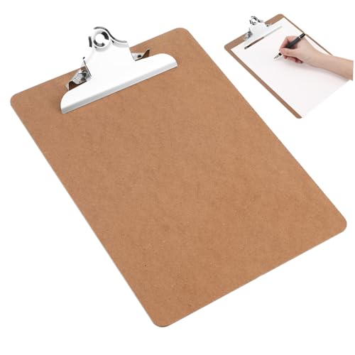 LOPUNER 6 Stück Klemmbretter Für Bleistiftskizzen Tragbare Dokumentenaufbewahrung Klemmbretter Klemmbrett Briefpapier Büro Aktenordner Papierhalter Zusammenklappbarer Organizer von LOPUNER