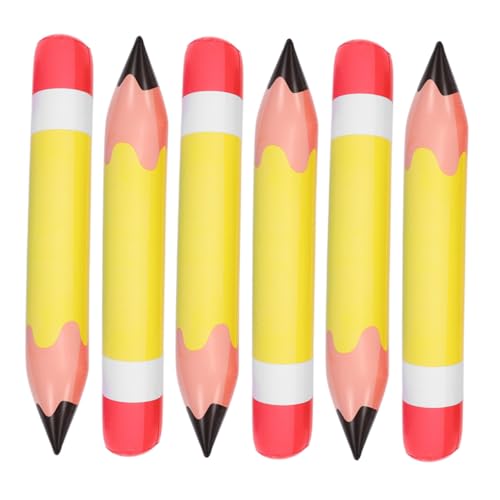 LOPUNER 6 Stück Teiliges Aufblasbares PVC Bleistift Dekorationsset Groß Widerstandsfähig und Langlebig Leichte Schulanfang Partydekoration für Klassenzimmer und Wandgestaltung LOPUNER 6 Stück Teiliges Aufblasbares PVC Bleistift Dekorationsset Groß Widerstandsfähig und Langlebig Leichte Schulanfang Partydekoration für Klassenzimmer und Wandgestaltung von LOPUNER