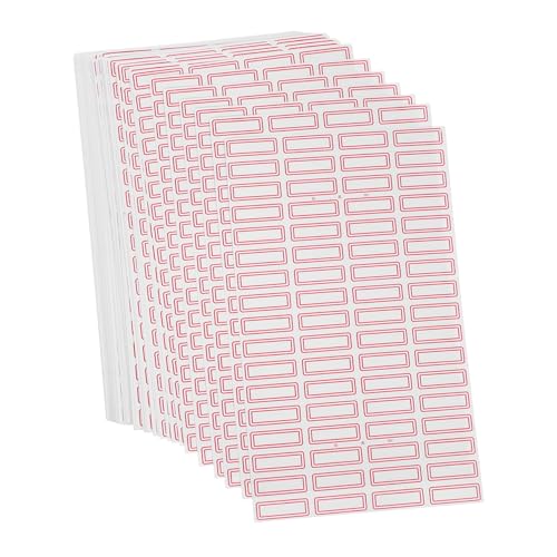 LOPUNER 68 Blatt Selbstklebende Etiketten Rechteckige Beschriftungsaufkleber für Ordner Lebensmittelbehälter und Boxen Beschreibbar für Organisation und Identifikation LOPUNER 68 Blatt Selbstklebende Etiketten Rechteckige Beschriftungsaufkleber für Ordner Lebensmittelbehälter und Boxen Beschreibbar für Organisation und Identifikation von LOPUNER