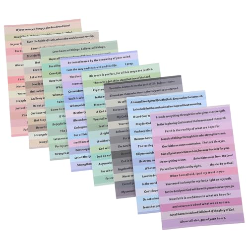 LOPUNER 8 Blatt Kofferaufkleber Aufkleber mit motivierenden Zitaten Bibel-Textmarker bluten nicht Verse Aufkleber für Zeitschriften inspirierende Zitataufkleber Wasserdichte PVC-Aufkleber LOPUNER 8 Blatt Kofferaufkleber Aufkleber mit motivierenden Zitaten Bibel-Textmarker bluten nicht Verse Aufkleber für Zeitschriften inspirierende Zitataufkleber Wasserdichte PVC-Aufkleber von LOPUNER