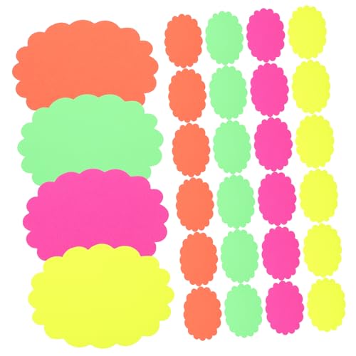 LOPUNER 80 Stück Burstförmige Papierausschnitte Bunte Dekoration für Pinnwände Diy Projekte und Klassenzimmer für und Heimdekoration Gelb Grün und Rot von LOPUNER