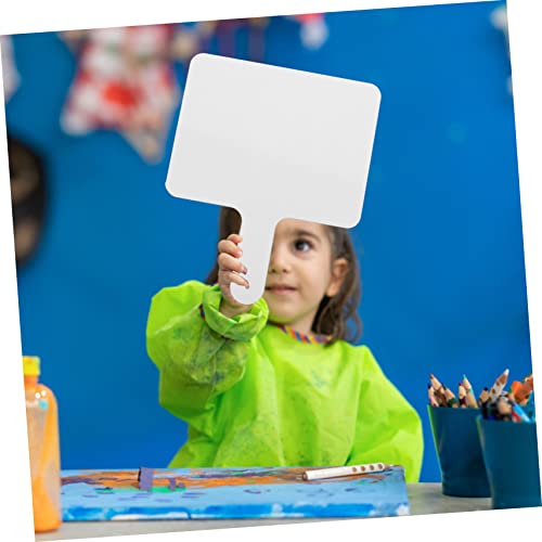 LOPUNER Doppelseitiges Dry Erase Whiteboard Handheld Paddel Teilig mit Glatter Oberfläche und Komfortablem Griff für Unterricht Spiele und Wettbewerbe im Klassenzimmer und Büro von LOPUNER