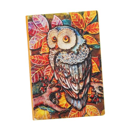 LOPUNER Hardcover Notizbuch mit Geprägtem Eulenmotiv Retro Stil Blanko Tagebuch Scrapbook Planner für Kreative Notizen und Reisejournal LOPUNER Hardcover Notizbuch mit Geprägtem Eulenmotiv Retro Stil Blanko Tagebuch Scrapbook Planner für Kreative Notizen und Reisejournal von LOPUNER