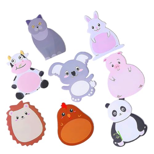 LOPUNER Niedliche Tier Notizblöcke Selbstklebende Memo Sticker mit Bunten Tiermotiven für Schule Büro und Zuhause aus Dickem LOPUNER Niedliche Tier Notizblöcke Selbstklebende Memo Sticker mit Bunten Tiermotiven für Schule Büro und Zuhause aus Dickem von LOPUNER