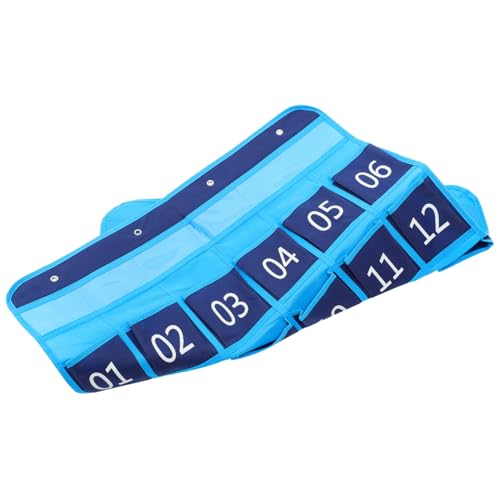 LOPUNER Nummerierter Wandhängender Klassenzimmer Handy Organizer Fächer Mobiler Telefonhalter und Taschenaufbewahrung für Tür Multifunktionale Aufbewahrungstasche für Schule Büro Zuhause von LOPUNER
