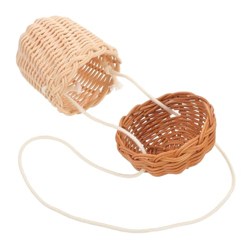 LOPUNER Rattan Handgefertigte Aufbewahrungstasche im Design Form für Dekoration und Fotografie und Stilvolles Accessoire für Zuhause LOPUNER Rattan Handgefertigte Aufbewahrungstasche im Design Form für Dekoration und Fotografie und Stilvolles Accessoire für Zuhause von LOPUNER