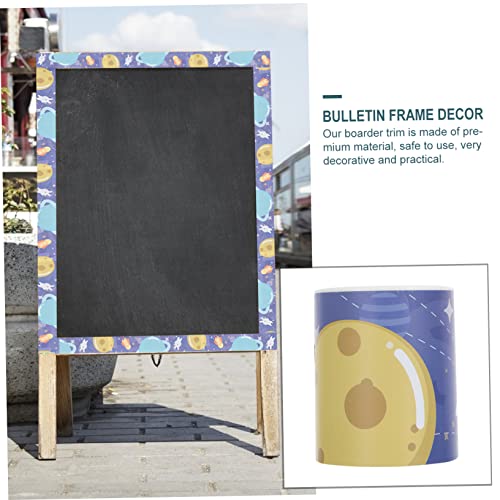 LOPUNER Schulkreidetafel Dekorationspapier mit Buntem Cartoon Selbstklebender Schwarzer Tafelrahmen Abwischbar und Geeignet für Klassenzimmer Schule Büro und Heimgestaltung LOPUNER Schulkreidetafel Dekorationspapier mit Buntem Cartoon Selbstklebender Schwarzer Tafelrahmen Abwischbar und Geeignet für Klassenzimmer Schule Büro und Heimgestaltung von LOPUNER