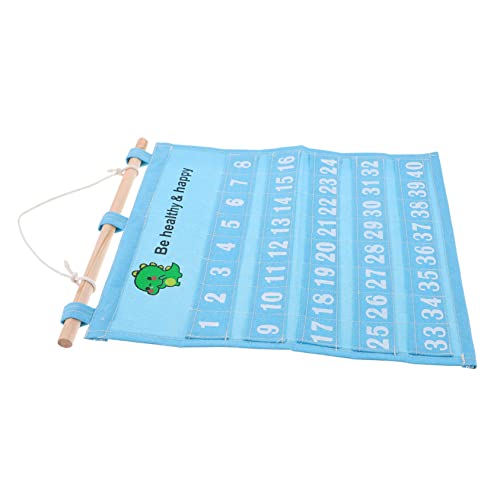 LOPUNER Wandmontierter Fächer Attendance Kartenhalter Kindergarten Mehrfach Steckplatz Organizer Wasserdichtes Langlebiges Material Praktisch für Büro und Schulklassen von LOPUNER