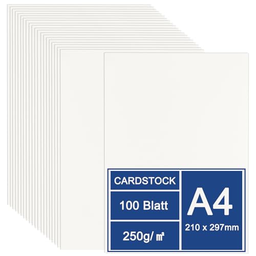LOPYXBR 100 Blatt Tonkarton A4 Elfenbein, 21 x 29,7 cm Dicker Papier, 250 g/m² Kartonpapier, Dickes Papier a4 zum Drucken, Druckbar Blanko Karten für DIY, Hochzeitseinladungen, Danksagungskarten LOPYXBR 100 Blatt Tonkarton A4 Elfenbein, 21 x 29,7 cm Dicker Papier, 250 g/m² Kartonpapier, Dickes Papier a4 zum Drucken, Druckbar Blanko Karten für DIY, Hochzeitseinladungen, Danksagungskarten von LOPYXBR
